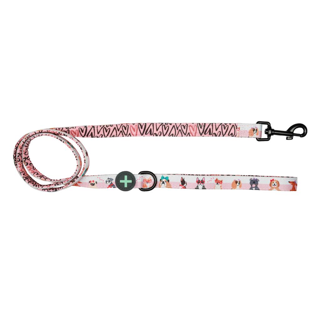 Moo+Twig Puppy Love Reversible Dog Leash