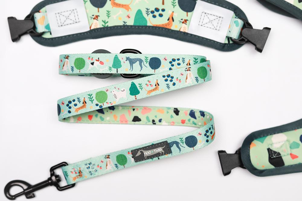 Moo+Twig Wild Walkies Reversible Dog Leash