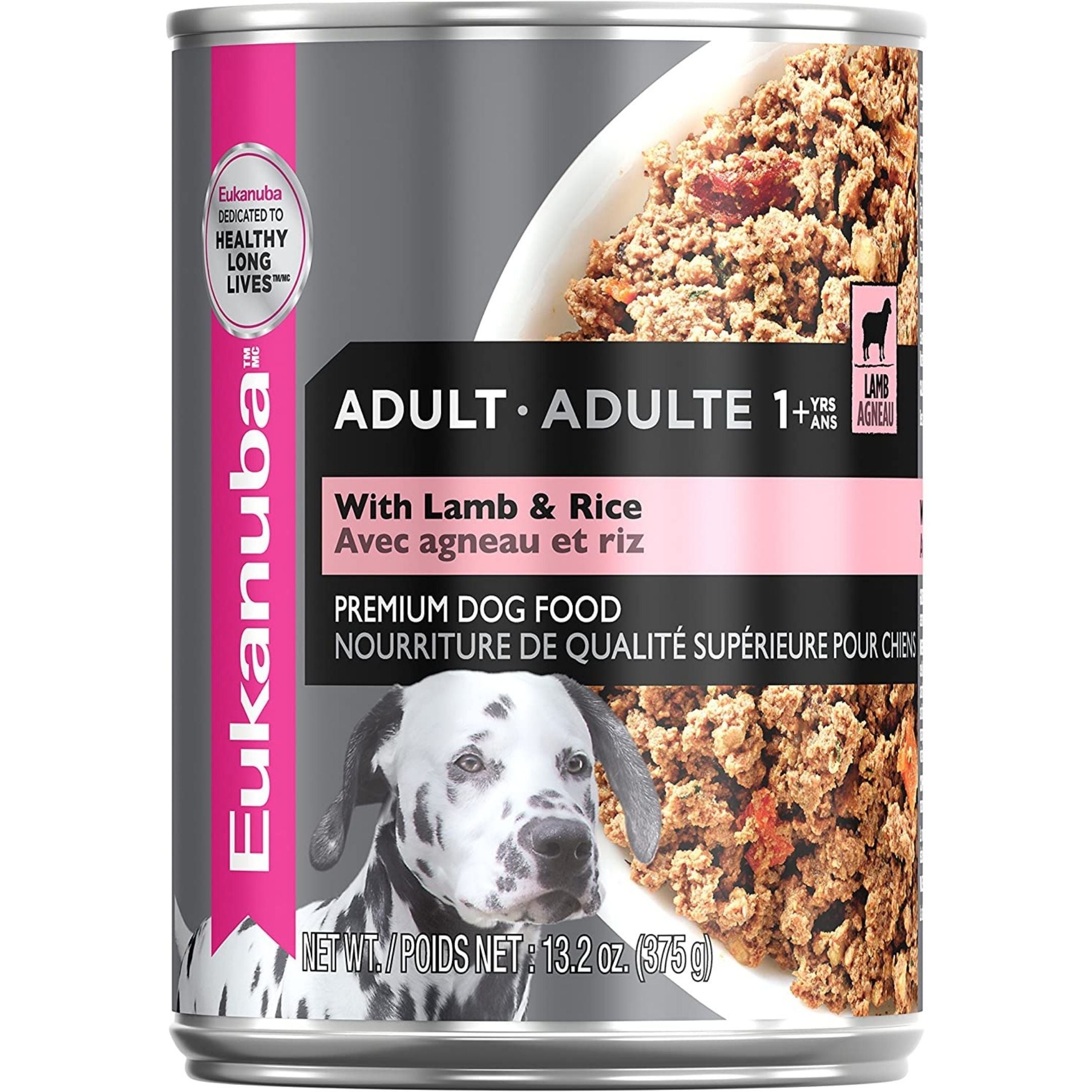 Eukanuba Lamb & Rice Adult Canned Dog Food 375g