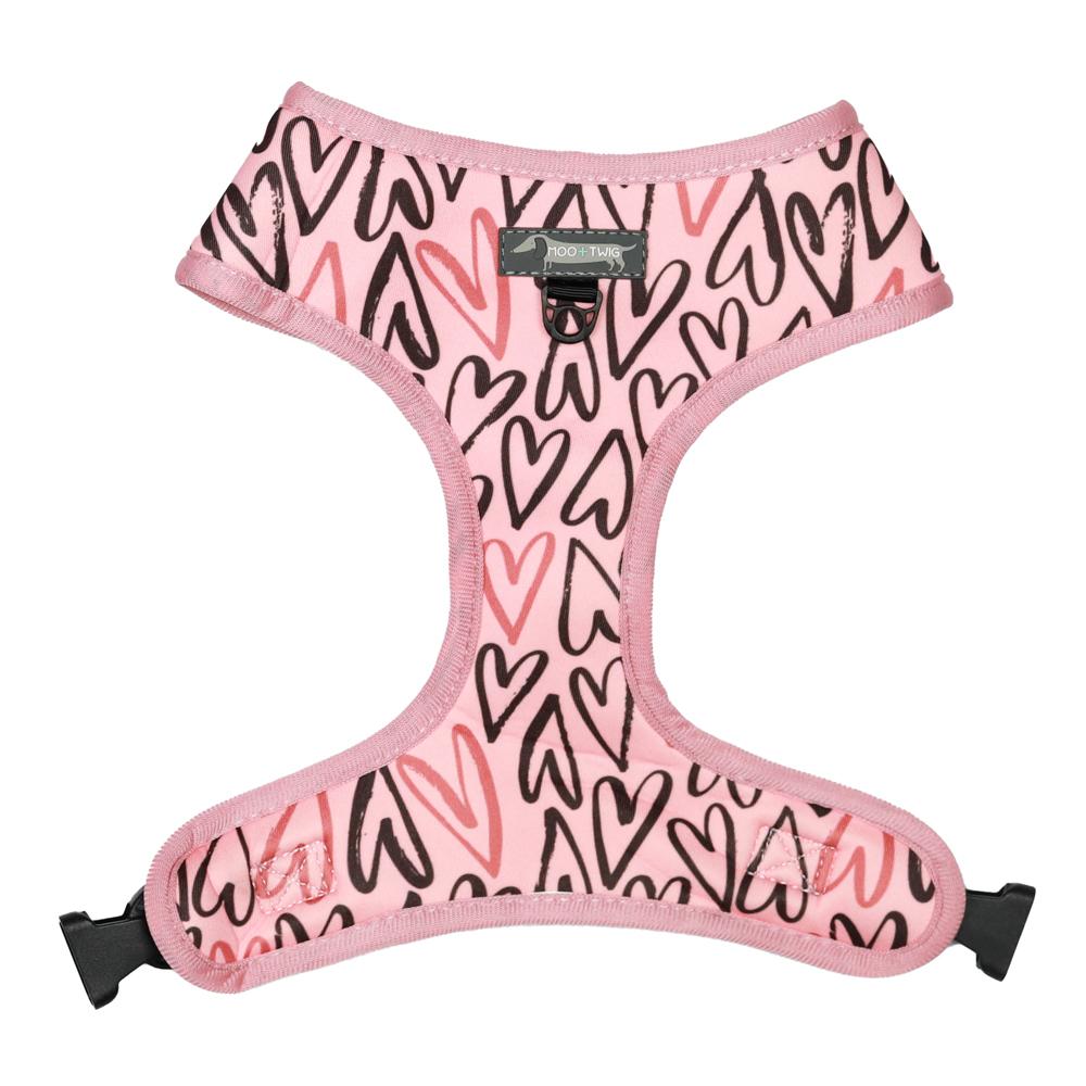 Moo+Twig Puppy Love Reversible Dog Harness