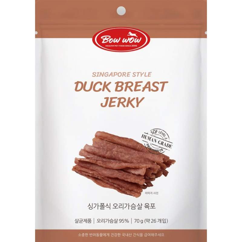 Bow Wow Singapore Style Duck Breast Jerky Dog Treats 70g
